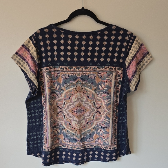 Women's Lucky Brand Short Sleeve Top – Size 2X - Picture 7 of 10